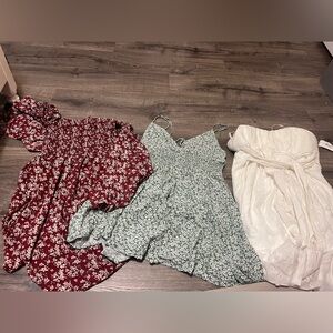 LOT OF DRESSES- PACSUN AND OTHER BRANDS!